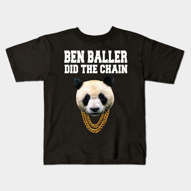 BALLER CHAIN Kids T-Shirt by MW KIDS